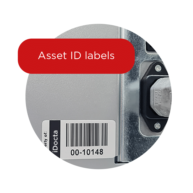 labelprinter asset ID labels