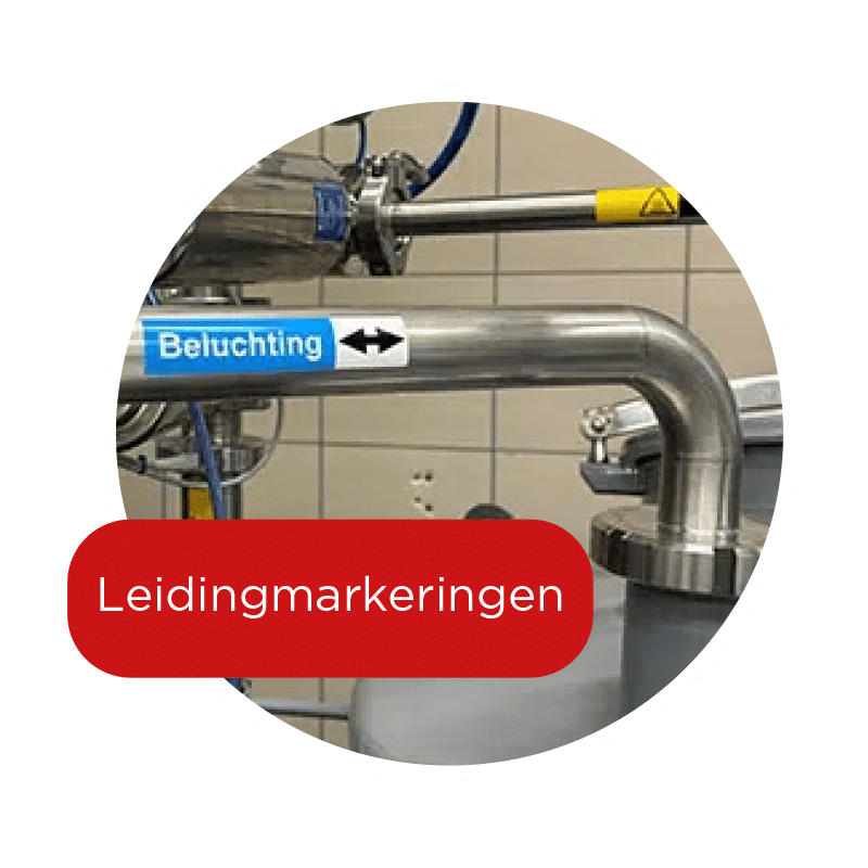 labelprinter leidingmarkeringen